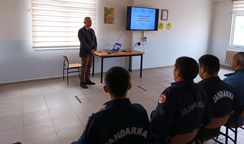 Cezaevi Jandarma Tabur Komutanlığı personellerine su verimliliği anlatıldı