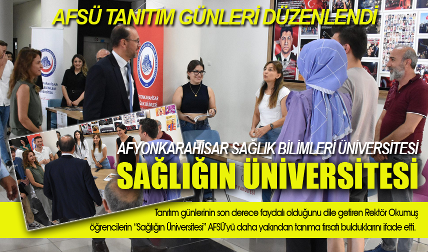 AFSÜ Tanıtım Günleri düzenlendi