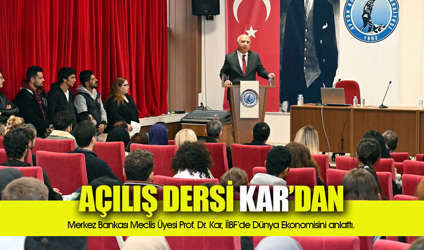 Açılış Dersi Kardan