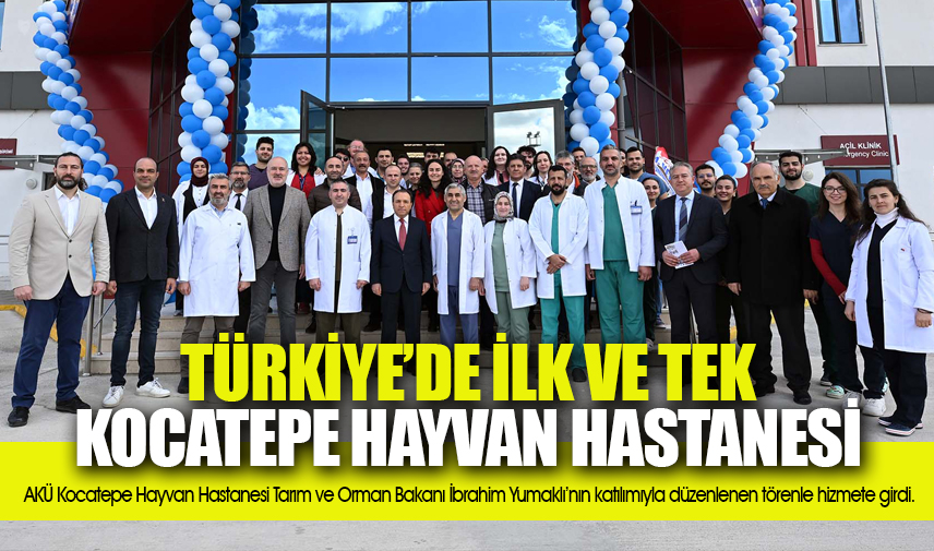 Türkiyede ilk ve tek hayvan hastanesi açıldı