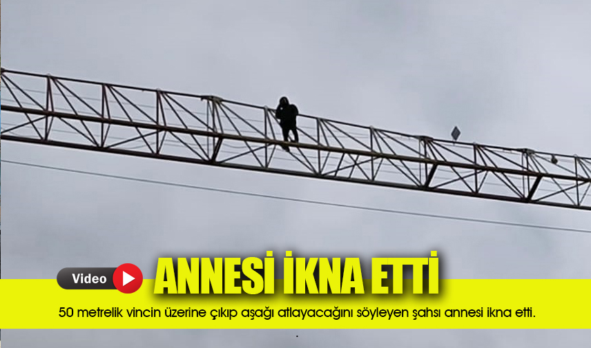 Annesi ikna etti