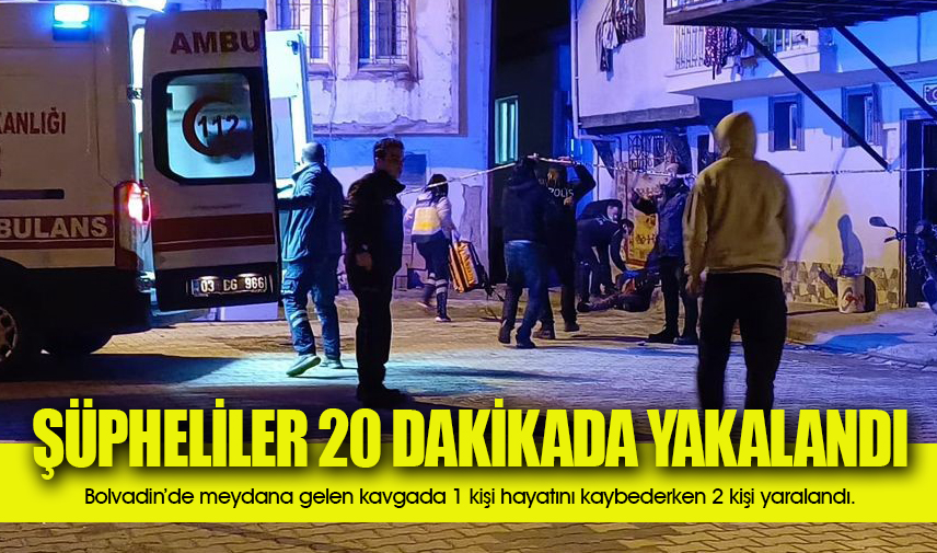 Cinayet şüphelileri 20 dakikada yakalandı