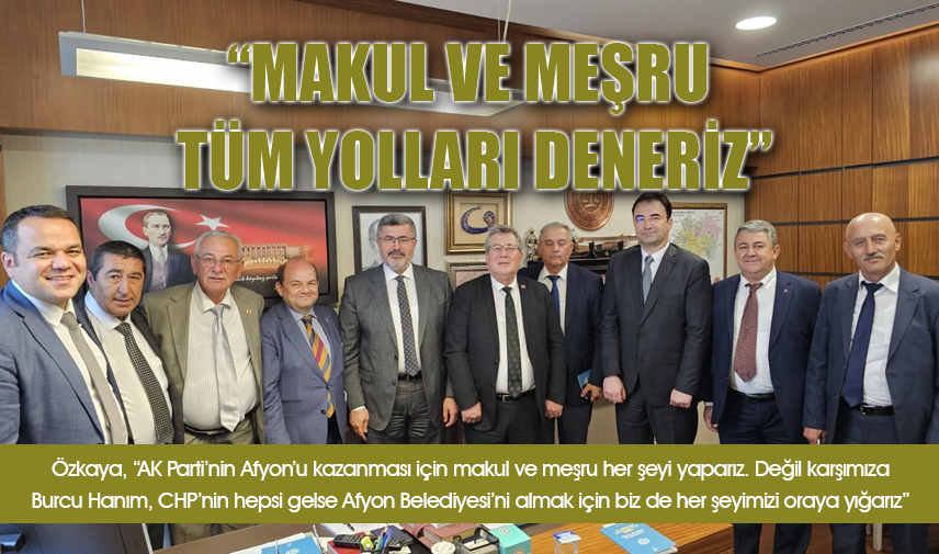 Makul ve meşru tüm yolları deneriz