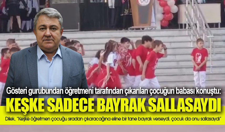 Keşke sadece bayrak sallasaydı