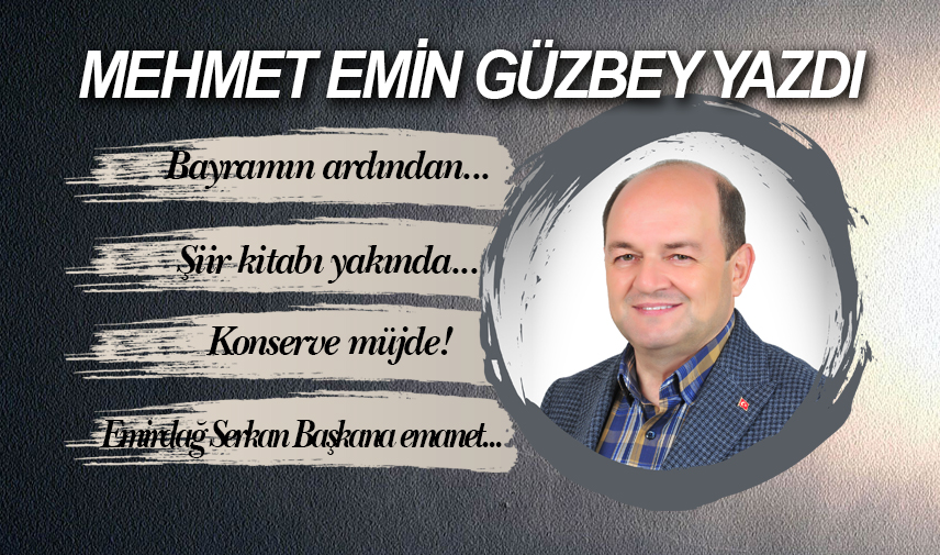 Mehmet Emin Güzbey yazdı