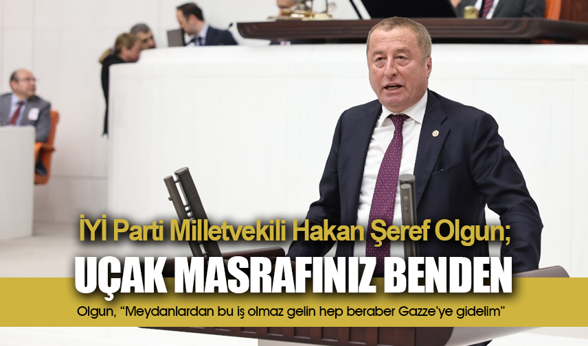 Olgun; Bir uçak masrafınız benden Haydi Gazzeye 