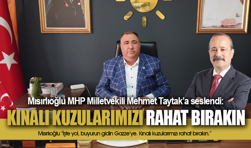 Mısırlıoğlu: Kınalı kuzularımızı rahat bırakın