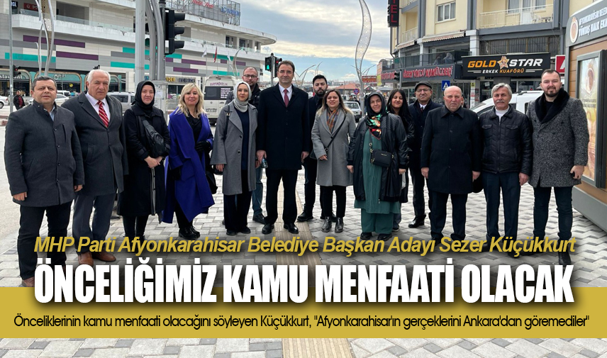 Küçükkurt: Önceliğimiz kamu menfaati olacak