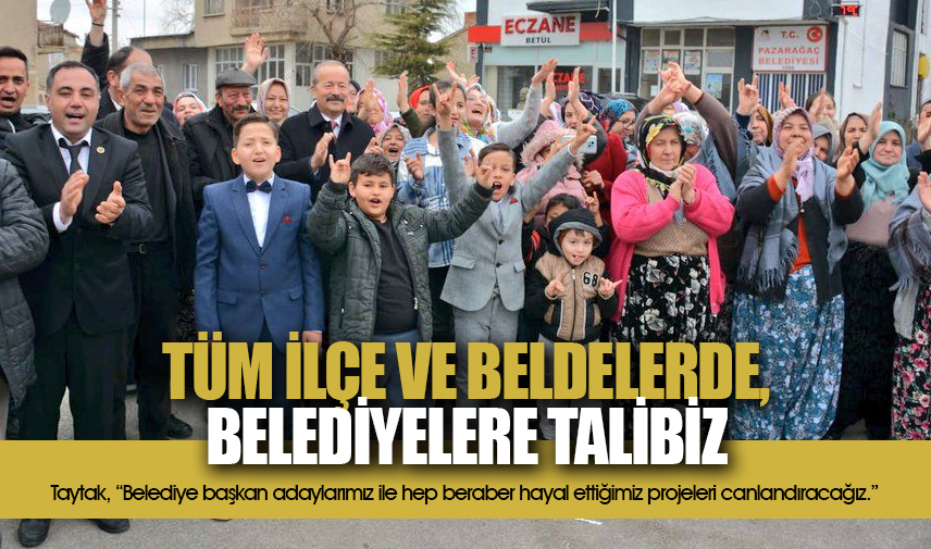 Milletvekili Taytak ilçe ve beldeleri arşınlıyor