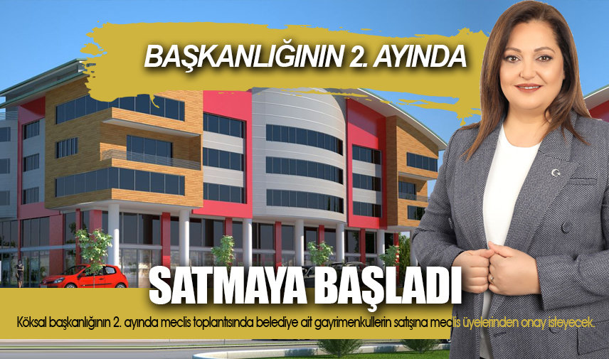 Başkanlığının 2. ayında satmaya başladı