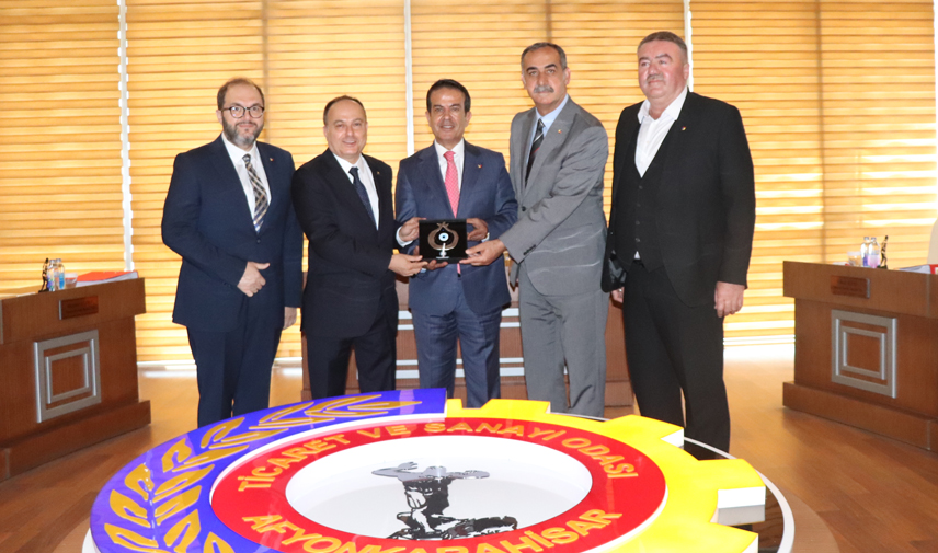 TOBB Yönetim Kurulu Üyesi Ali Çandır ATSO’YU ziyaret etti