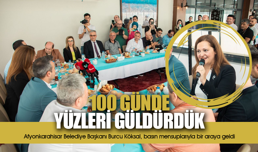 Başkan Köksal: 100 günde yüzleri güldürdük