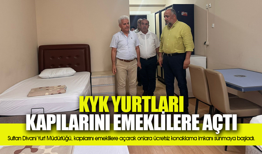 KYK yurtları kapılarını emeklilere açtı