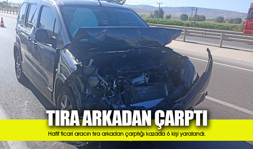 Afyonkarahisar’da trafik kazası: 6 kişi yaralandı